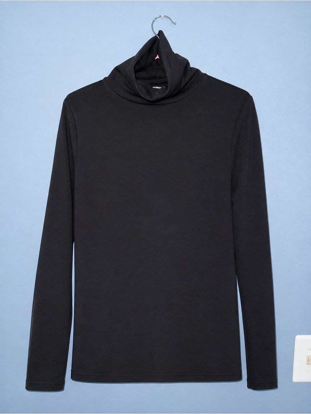 J. Crew Black Women's Long-Sleeve Turtleneck Tee LARGE